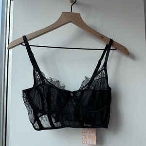 Tiger Mist Black Lace Bralette
